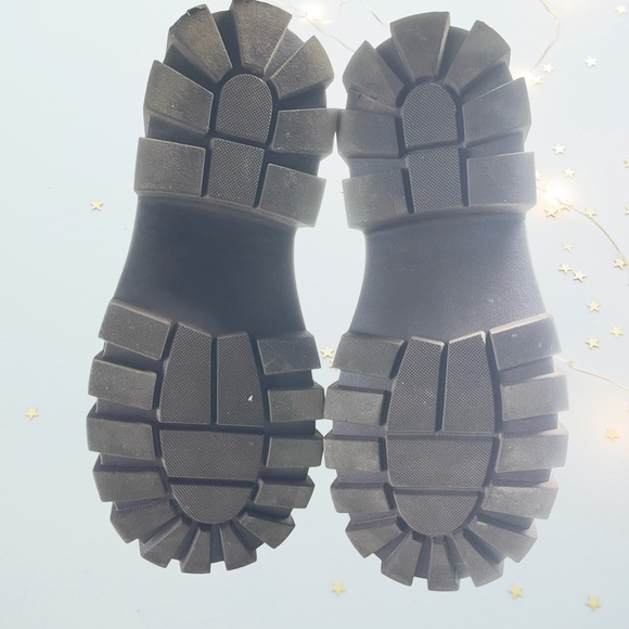 Steve Madden Chunky Brown Leather Ankle Boots size 5M - Picture 7 of 7